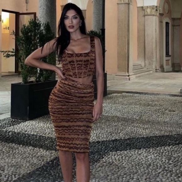 Zara corsetry tulle boned corset top blogger’s Fave, designer like - Picture 9 of 13